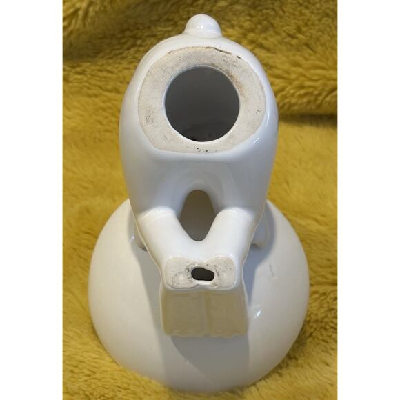 White Bunny Jewelry Holder Trinket Dish Easter Spring Ceramic Decor Cupcake Egg - Picture 6 of 9